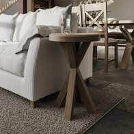 See more information about the Bondi Circular Side Table Oak Natural