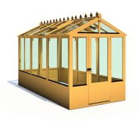 See more information about the Shire Holkham 11' 8" x 6' 2" Apex Greenhouse - Premium Coated