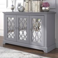 See more information about the Honiton Large Sideboard Grey 3 Doors 2 Shelves