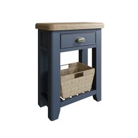 See more information about the Bondi Side Table Oak Blue 1 Drawer
