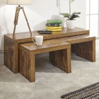 Jakarta Trio Nest of Tables Brown