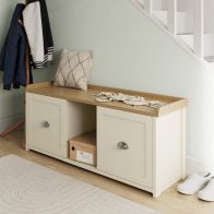 See more information about the Lancaster Hall Bench Cream 2 Shelves