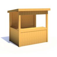 See more information about the Shire Little Shopper 3' 4" x 4' 9" Pent Children's Playhouse - Classic Dip Treated Shiplap