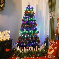 See more information about the 5FT Pre-Lit Fiber Optic Christmas Tree with Star Tree Topper