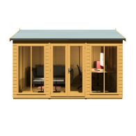 See more information about the Shire Mayfield 7' 10" x 11' 8" Reverse Apex Summerhouse - Premium Dip Treated Shiplap