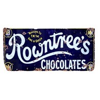 See more information about the Vintage Rowntrees Chocolate Sign Metal Wall Mounted - 30cm