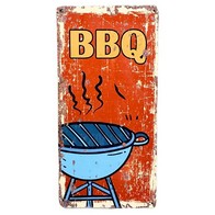 See more information about the Bbq Sign Metal Wall Mounted - 30cm