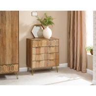 See more information about the Orleans Chest of Drawers Brown 4 Drawers