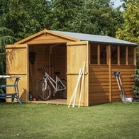 Shire 10 x 6 Overlap Apex Garden Shed Windowless