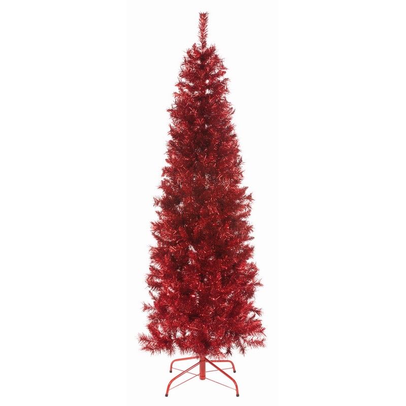 cheap tinsel christmas tree