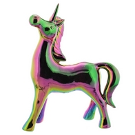 See more information about the Unicorn Christmas Decoration Multicoloured with Holographic Pattern - 20cm