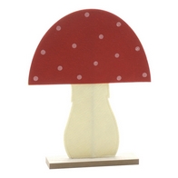 See more information about the Mushroom Christmas Decoration Red & White - 42cm