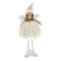 See more information about the Angel Christmas Decoration White & Gold - 46cm