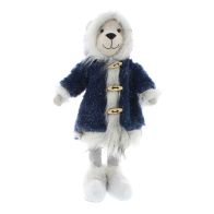 See more information about the Polar Bear Christmas Decoration White & Blue - 38cm 