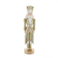 See more information about the Nutcracker Christmas Decoration Gold & Silver - 35.5cm