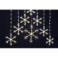 See more information about the Christmas String s Curtain Light Warm White Outdoor 339 LED - 1.2m