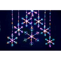 See more information about the Christmas String s Curtain Light Multicolour Outdoor 339 LED - 1.2m Aurora 