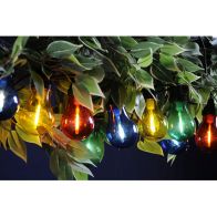 See more information about the Christmas String Festoon Lights Multicolour Outdoor 10 LED - 4.5m