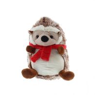 See more information about the Hedgehog Christmas Decoration Brown & White - 29cm