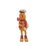 See more information about the Gingerbread Man Christmas Decoration Brown - 68.58cm