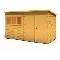 See more information about the Shire Ranger 5' 10" x 11' 9" Pent Shed - Classic Coated Shiplap