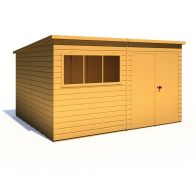 See more information about the Shire Ranger 9' 9" x 11' 9" Pent Shed - Premium Coated Shiplap