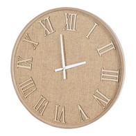 See more information about the Clock Hessian Wall Mounted - 50cm
