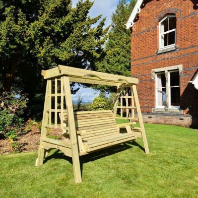 See more information about the Cottage Garden Swing Seat by Croft - 3 Seats