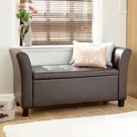 See more information about the Verona Window Seat Faux Leather Brown