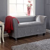 See more information about the Verona Window Seat Wood & Fabric Grey