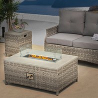 Buy Rhodes Garden Sofa Set by Croft - 4 Seats Half Round Weave Rattan ...