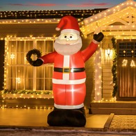 See more information about the 8ft Inflatable Christmas Santa Claus Xmas Decoration with LED Holiday Air Blown Yard Outdoor Décor